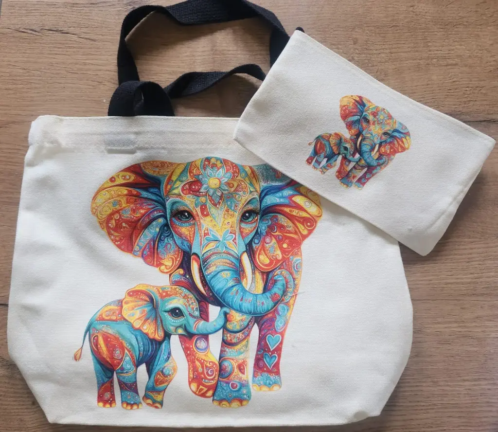 Tote Bags - Large with cosmetic bag