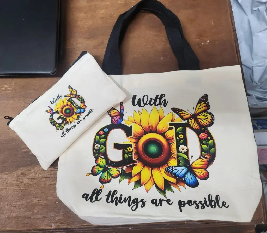 Tote Bags - Large with cosmetic bag